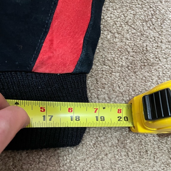 SPECTACULAR “PELLE CUIR” USA AMERICAN FLAG LEATHER & SUEDE VINTAGE JACKET SIZE S - Picture 16 of 16